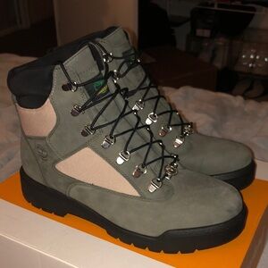 Timberland Waterproof Green and Black Outdoor Boots NWT
